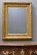 Golden Gilded Wood And Stucco Mirror Frame, Napoleon Iii Period, 19th Century