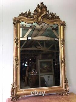 Golden Mirror Louis XV Rocaille From The 19th Century 19th Century Ancient