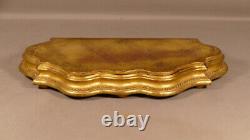 Golden Wood Socle Style Louis Xvi, Pendulum, Decoration, Era XIX Th
