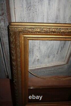 Golden wooden frame from the 19th century