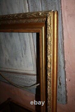 Golden wooden frame from the 19th century
