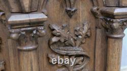 Gothic Renaissance Oak Carved Chest from the late 19th Century