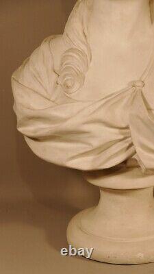 Grand Bust De Mme De Lamballe, Plaster Era Late Xixth