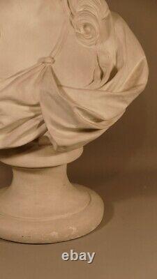 Grand Bust De Mme De Lamballe, Plaster Era Late Xixth