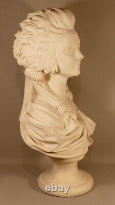 Grand Bust De Mme De Lamballe, Plaster Era Late Xixth