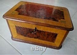 Grand Jewelry Box Inlaid Vintage Late Nineteenth 21386