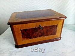 Grand Jewelry Box Inlaid Vintage Late Nineteenth 21386