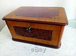 Grand Jewelry Box Inlaid Vintage Late Nineteenth 21386