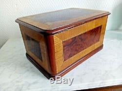 Grand Jewelry Box Inlaid Vintage Late Nineteenth 21386