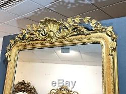 Grand Old Mirror 186x109 D Era XIX Eme. Delivery Paris 80