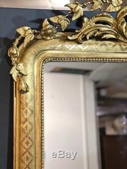 Grand Old Mirror 186x109 D Era XIX Eme. Delivery Paris 80