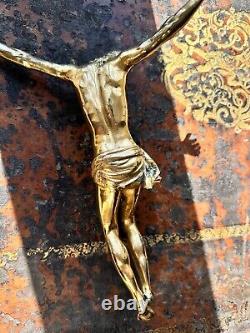 Great Christ 17th Century in Gilded Bronze High Period
