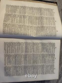 Great French-Spanish Dictionary, old edition, 1858, Vicente Salvá, period binding
