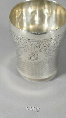 Great Silver Timbal Massif Guilloché Era Xixth