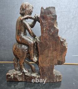 Group of Lion Statues Carved in Wood High Renaissance Era 16th Century Flanders or North