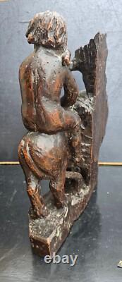 Group of Lion Statues Carved in Wood High Renaissance Era 16th Century Flanders or North