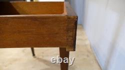 Half-Moon Game Console Table in Mahogany, Directoire Style, Late 19th Century