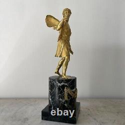 Important Eros Statuette Gilt Bronze Empire Period Early 19th Century Thomire