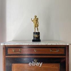 Important Eros Statuette Gilt Bronze Empire Period Early 19th Century Thomire