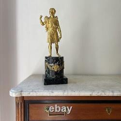 Important Eros Statuette Gilt Bronze Empire Period Early 19th Century Thomire