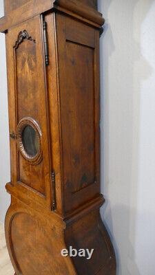 Important Fireplace Parquet Clock, Very Original Shape, 19th Century