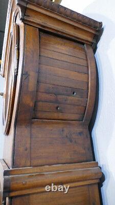 Important Fireplace Parquet Clock, Very Original Shape, 19th Century