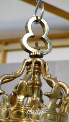 Important Louis XIII Style Chandelier with 12 Lights, Bronze, 19th Century
