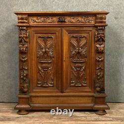 Important Support Buffet Renaissance 19th Century In Solid Oak Circa 1850