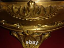 Important gilded bronze inkwell. Late 19th century. Paris.