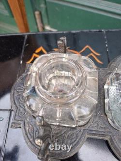 Inkstand Cast Iron Victorian Period 19th Century