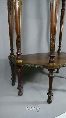 Input Console Louis XVI Style 6 Feet And Mahogany Brass, XIX Em Time