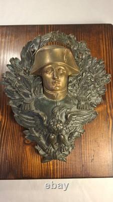 Interesting bronze billiard angle. Effigy of Napoleon I. 19th century.