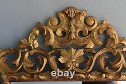 Italian Mirror In 19th Century Gilded Wooden Rock Style