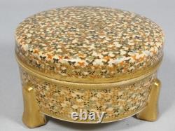 Japanese Satsuma Hododa, ceramic box, 19th century