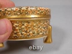 Japanese Satsuma Hododa, ceramic box, 19th century