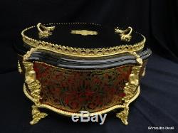 Jardiniere With Cap And Zinc Marquetry Boulle Xixth Napoleon III