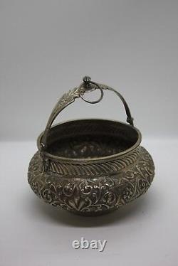 Jewish Silver Vase 19th Century