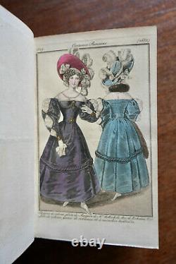 Journal Des Modes Costumes Parisiens, 187 Planches En Coloris Epoque 1829-1830