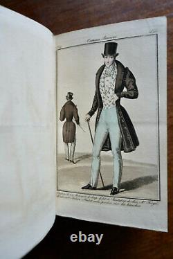 Journal Des Modes Costumes Parisiens, 187 Planches En Coloris Epoque 1829-1830