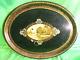 Large Painted Tin Platter 19th Century Napoleon Iii Period