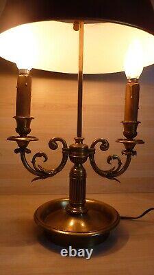 Lamp with 2-arm light, from the 19th century