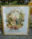 Large 19th-century Embroidery Of Saint Francis Of Assisi In Felt, Period Frame, 55 X 64.5