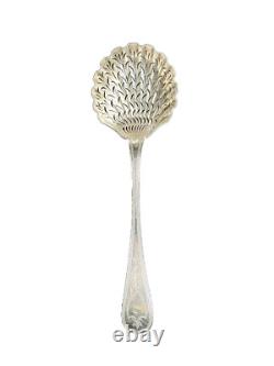 Large 925/1000 silver sugar spoon, 19th century	
<br/> 