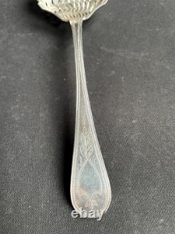 Large 925/1000 silver sugar spoon, 19th century 		
<br/>  