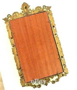Large Antique Mirror With Bronze Frame Renaissance Style Late Nineteenth Time