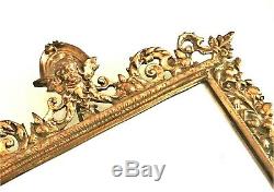 Large Antique Mirror With Bronze Frame Style Renaissance Period Late Nineteenth