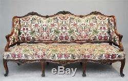 Large Bench With Louis XV Style Ears Nineteenth Time