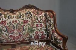 Large Bench With Louis XV Style Ears Nineteenth Time