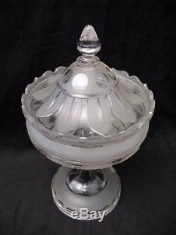 Large Candy Beverage Candy Crystal Cut Nineteenth Century