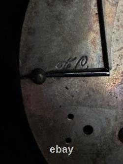 Large Castle Clock, 68 cm, Restoration Period, Bronze